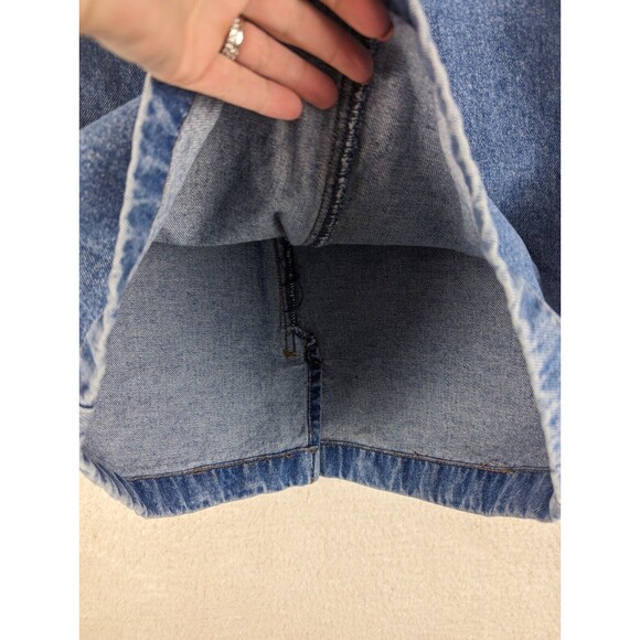 Gap Sz 14 Vintage Denim Blue Jean Skirt  100% Cotton Y2K 90s - Picture 8 of 9